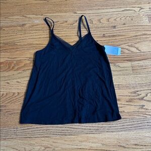 Stars Above Black Sleeveless Top